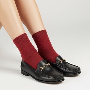 Vintage Cole Haan Black Leather Horsebit Ascot Loafers - 7½, made in Italy 🇮🇹